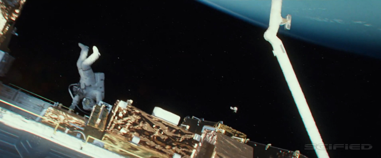 Gravity Movie Trailer Screencap